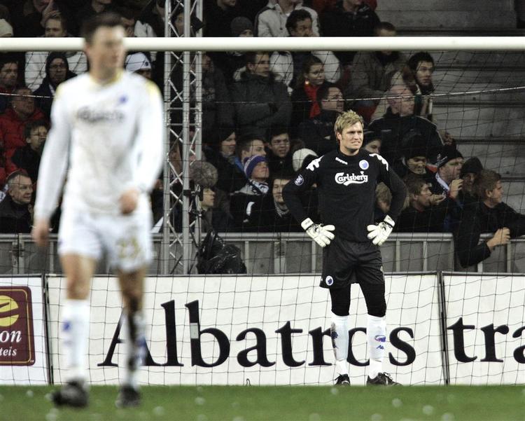 Jesper Christiansen blev passeret to gange, da FC København tabte for anden gang i træk på hjemmebane i UEFA Cuppen. 