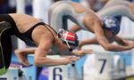 Julie Hjorth-Hansen fylder i dag 24 år og fejrede dagen med en dansk rekord i 400 meter medley. Arkivfoto. 