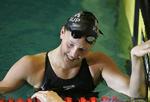 Jeanette Ottesen forbedrede den danske rekord i 100 meter fri to gange, men sluttede som nummer ni. 