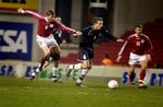 Jon Dahl Tomasson og Thomas Røll Larsen scorede målene, da Danmark i 2002 vandt 2-0 over Polen i Parken. 