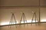 Bank, barstol, beige