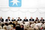 Generalforsamling i A. P. Møller. Alle 11 bestyrelsesmedlemmer er danske, selv om virksomheden er meget global. 