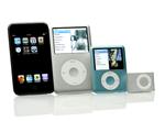 Den mindste iPod på billedet er en Shuffle, som er god, hvis du bare vil have en lille musikafspiller. 