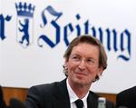 Mediekongen, David Montgomery, da han sidste år købte Berliner Zeitung. 