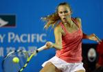 Caroline Wozniacki fik ørerne i maskinen i Hongkong. 
