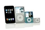 iPod Nano (nummer 2. fra højre) er den iPod, der til dato giver mest for pengene. 