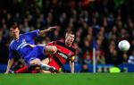 Chelseas forsvarende FA Cup-vindere med Steven Sidwell vandt 1-0 over Queens Park Rangers og Martin Rowlands. 