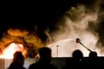 Storbrand i reservedelslager