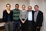 Ny Alliances folketingsgruppe under pres i ny måling. Fra venstre Malou Aamund, Naser Khader, Gitte Seeberg, Jørgen Poulsen og Anders Samuelsen. 