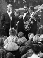 Den originale besætning i Four Jacks optræder i Gilleleje i 1963. 