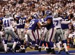 Det blev til en overraskende sejr til New York Giants. 