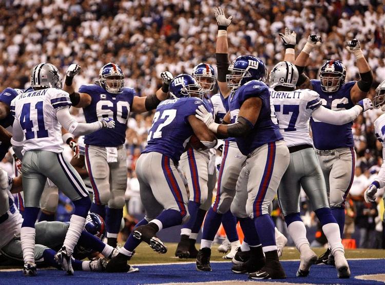 Det blev til en overraskende sejr til New York Giants. 