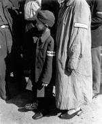 Seks-årig dreng fra den tyske udryddelseslejr Buchenwald. 