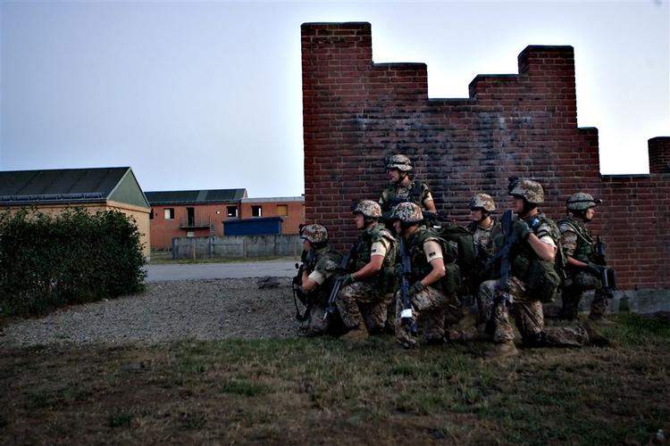 Danske soldater under træning i Oksbøl. Talsmand for Hærens Konstabel- og Korporalforening Flemming Vinther regner med at flere vil melde fra på de kommende hold. 