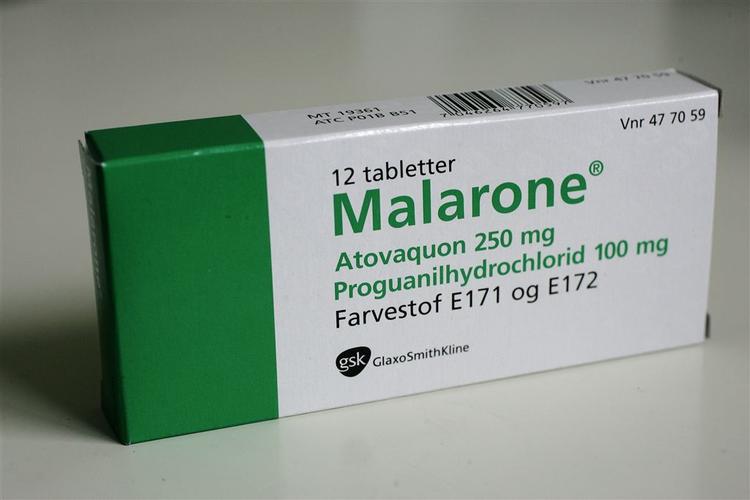 Malarone er et middel som anvendes til forebyggelse mod malaria og til den første behandling, hvis man bliver smittet. 