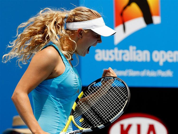 Wozniacki er den første danske kvindelige tennisspiller siden Tine Scheuer-Larsen i 1985, der er i en ottendedelsfinale i en grand slam-turnering. 