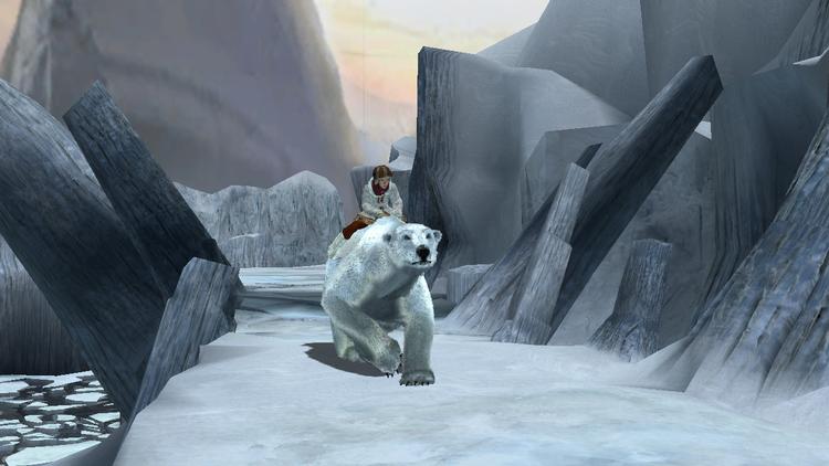 'The Golden Compass' er sjovest, når Iorek uddeler øretæver. Desværre gør han det mest til en stadig mere ensformig strøm af ulve og soldater. 