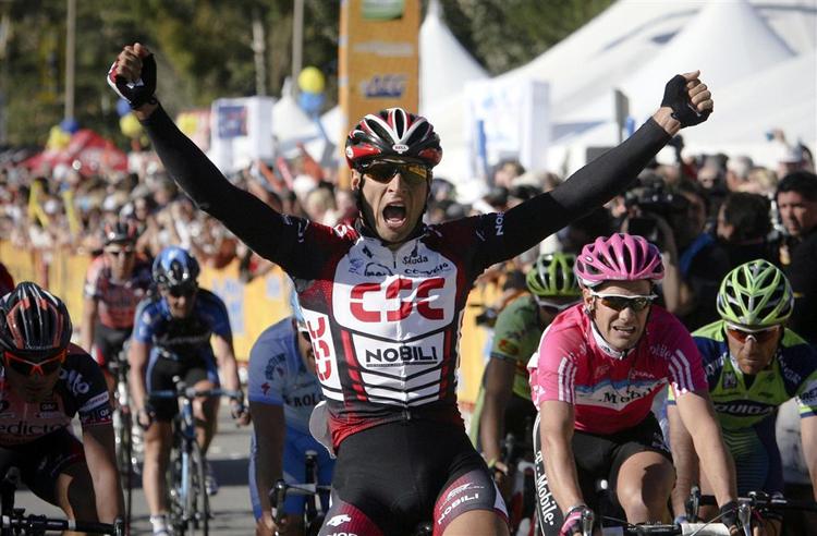 CSC-rytteren Juan José Haedo vandt den afsluttende sprint i Tour de San Luis. 