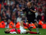 Paul Scholes og Manchester United tabte FA Cup-finalen til Arsenal i 2005 med 5-4 efter straffespark. 
