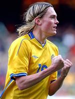 Lasse Nilsson debuterede på det svenske landshold i januar 2004. 