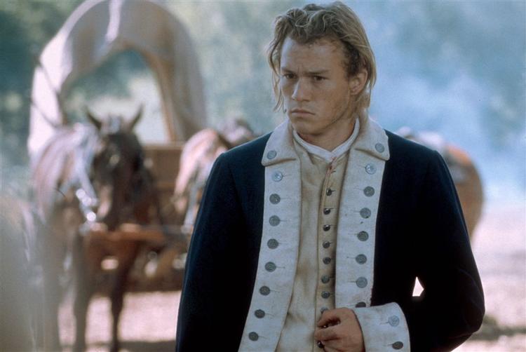 Heath Ledger som Gabriel Edward Martin, søn af Benjamin Martin alias Mel Gibson, under den amerikanske frihedskrig i 1770'erne. Foto fra filmen 