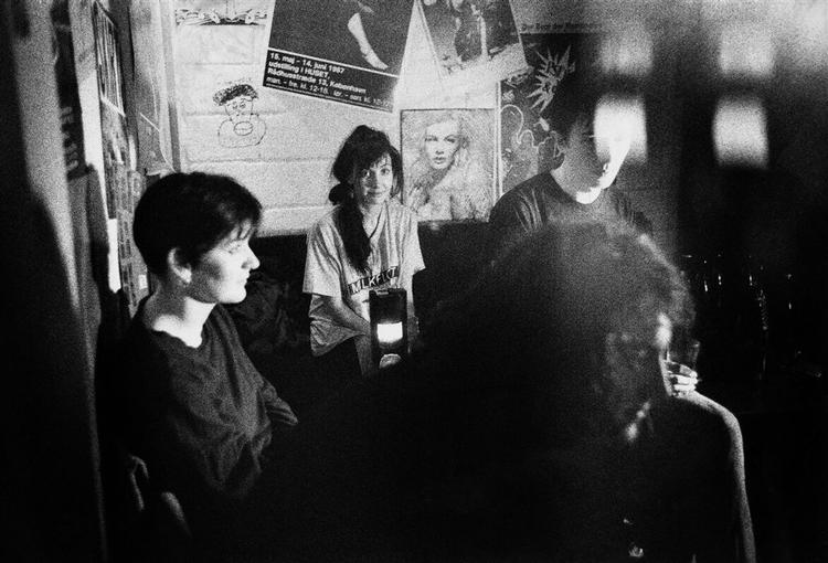 My Bloody Valentine fotograferet i det københavnske spillested Barbue i 1989. 