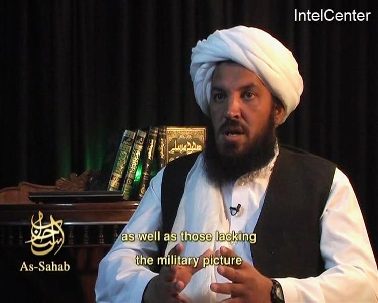 Abu Laith al-Libi på en tidligere videobesked fra al-Qaeda. 