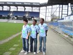 Randers FC har bidraget til stigningen af udenlandske spillere i Superligaklubberne ved at skrive kontrakter med (fra venstre) amerikanerne Lee Nguyen og Will John samt franskmanden Alain Behi. 