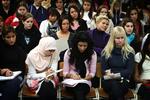 Flere af landets gymnasier boykotter den nye eksamen, som de synes, er unfair. Arkivbilledet her er fra Ishøj Gymnasium, hvor eleverne tirsdag 5. februar ikke har besluttet sig endnu. ARKIVFOTO. 