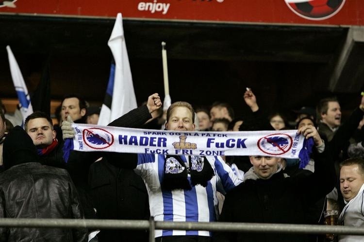 At lægge pres på modstanderne er en del af fankulturen, men hærværk er uacceptabelt, siger både OB og fanklubben. 