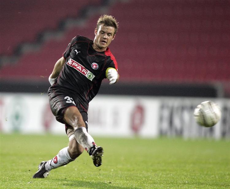 Kristian Bak Nielsen, her set i aktion for FC Midtjylland. 