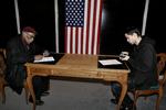 Amerikanske demokrater bosat i Danmark stemmer til primærvalget. 