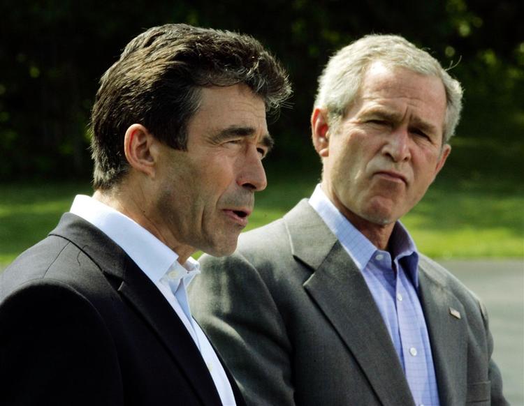 Statsminister Anders Fogh Rasmussen og den amerikanske præsident George W. Bush har mødt hinanden flere gange. 