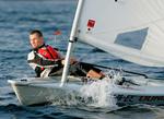 Anders Nyholm blev nummer 22 ved OL i Athen og sikrede en ny dansk OL-deltagelse i Laserjolle med sin 23.-plads ved VM sidste år i Cascais. Foto: Per Heegaard/Dansk Sejlunion 