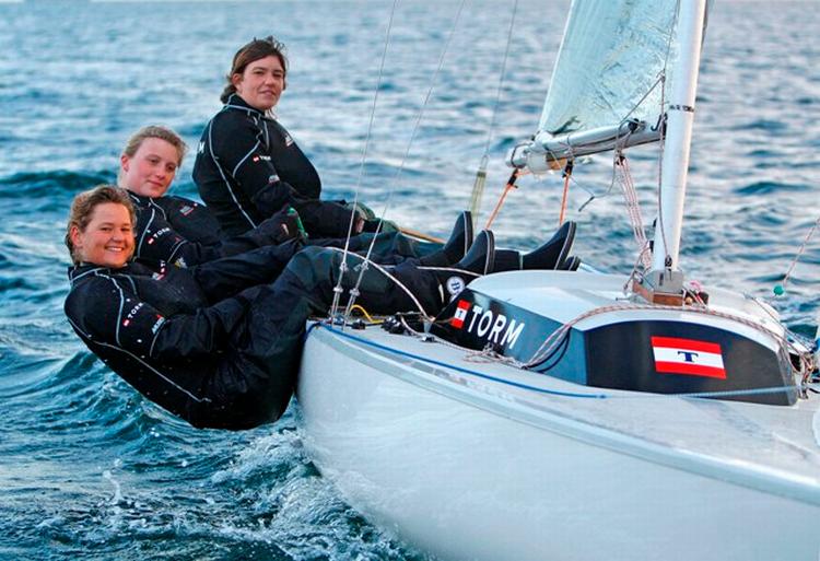 Trine Palludan (th.), Ida Hartvig og Susanne Boidin (tv.) har fået en uventet chance for alligevel at komme til OL. Arkivfoto. 