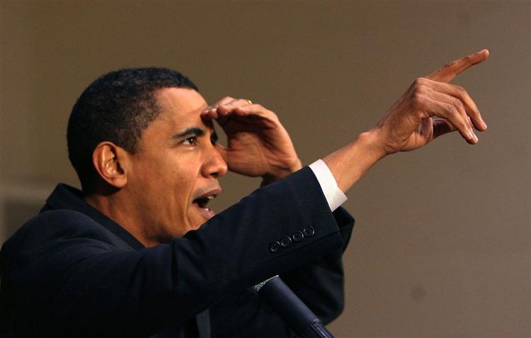 Barack Obama ser fremad mod de næste primærvalgstater, hvor økonomien bliver et vigtigt emne. 