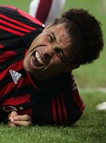 Ronaldo var på banen i tre minutter i onsdags, inden han måtte udgå med en skade. 