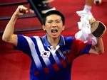Ryu Seung Min blev i Athen den femte olympiske mester i herresingle. 