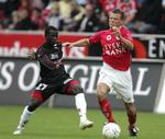 Adigun Salami (tv.) er en af FC Midtjyllands Superligaspillere, som vakte opsigt i forbindelse med en talentturnering i Italien. 
