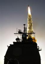 USS Lake Erie affyrer et lignende missil i 2003. 