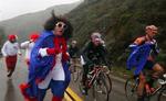 Det var en kold og krævende etape i Tour of California, der strakte sig over syv en halv time. 