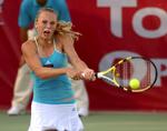 I 2008 har Caroline Wozniacki kun tabt to kampe, til nummer 3 og 5 på den aktuelle verdensrangliste. 