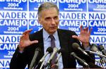 Ralph Nader stiller op som præsidentkandidat - igen. 