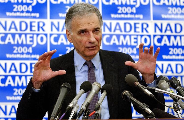 Ralph Nader stiller op som præsidentkandidat - igen. 