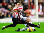 Sunderland er en af Andy Coles mange klubber, men nu er angriberen udlejet til Burnley. 