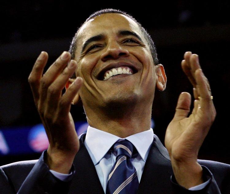 Obama har med den seneste sejr en lille føring i antallet af delegerede, som skal sikre ham nomineringen. 