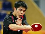 Chuan Chih-Yuan vandt ved OL i 2004 over svenskeren Peter Karlsson på vejen mod kvartfinalen. ARKIVFOTO. 