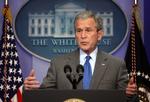 George W. Bush nåede omkring Tyrkiet, Irak og og Cuba på dagens pressemøde. 