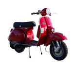 Old school  Vespa-scooter anno 1977, produceret i Indien efter de originale tegninger, kan købes under navnet LML Star 150 Deluxe. Foto: PR 