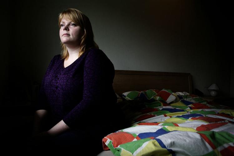 »Det virker fuldstændig grotesk, når jeg har kæmpet med min vægt hele livet. Men jeg er nødt til at få min vægt i vejret, så jeg kan få grønt lys til en operation fra min læge«, siger Anja Bell. 